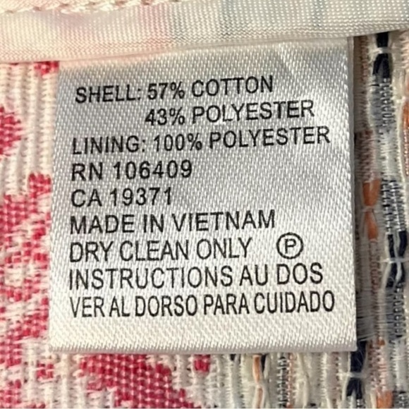 TAHARI by Arthur S Levine Bohemian Print Fringe Open Front Jacket Blazer - Picture 12 of 12